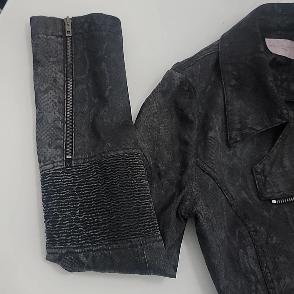 Stella McCartney snakeskin moto jacket - Picture 3 of 11